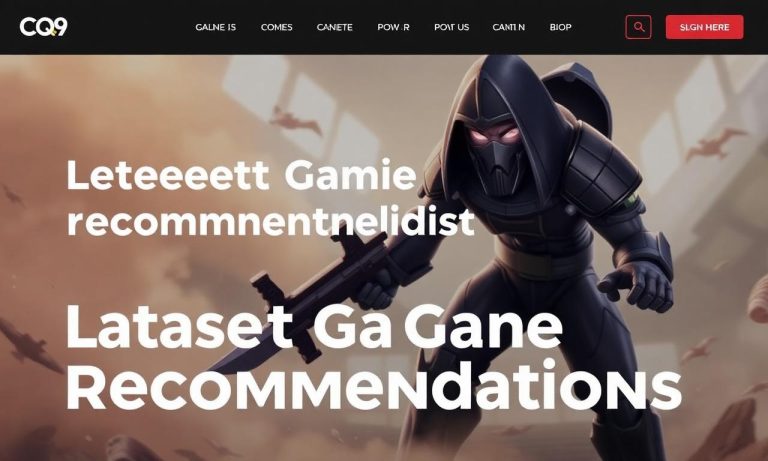 CQ9娛樂城網站最新遊戲推薦