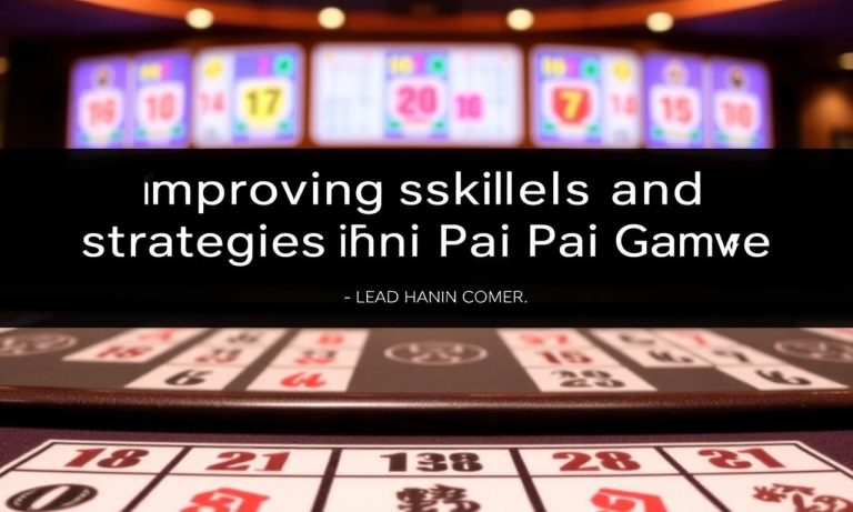 如何提升在Betone牌九遊戲中的技巧與策略