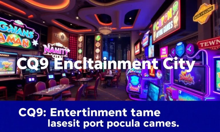 CQ9娛樂城：最新熱門遊戲推薦